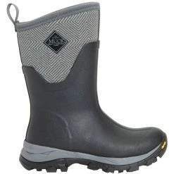 Muck Women's Arctic Ice AGAT Mid Black -Muck online Store ASVMA101 8 EXTRALARGE