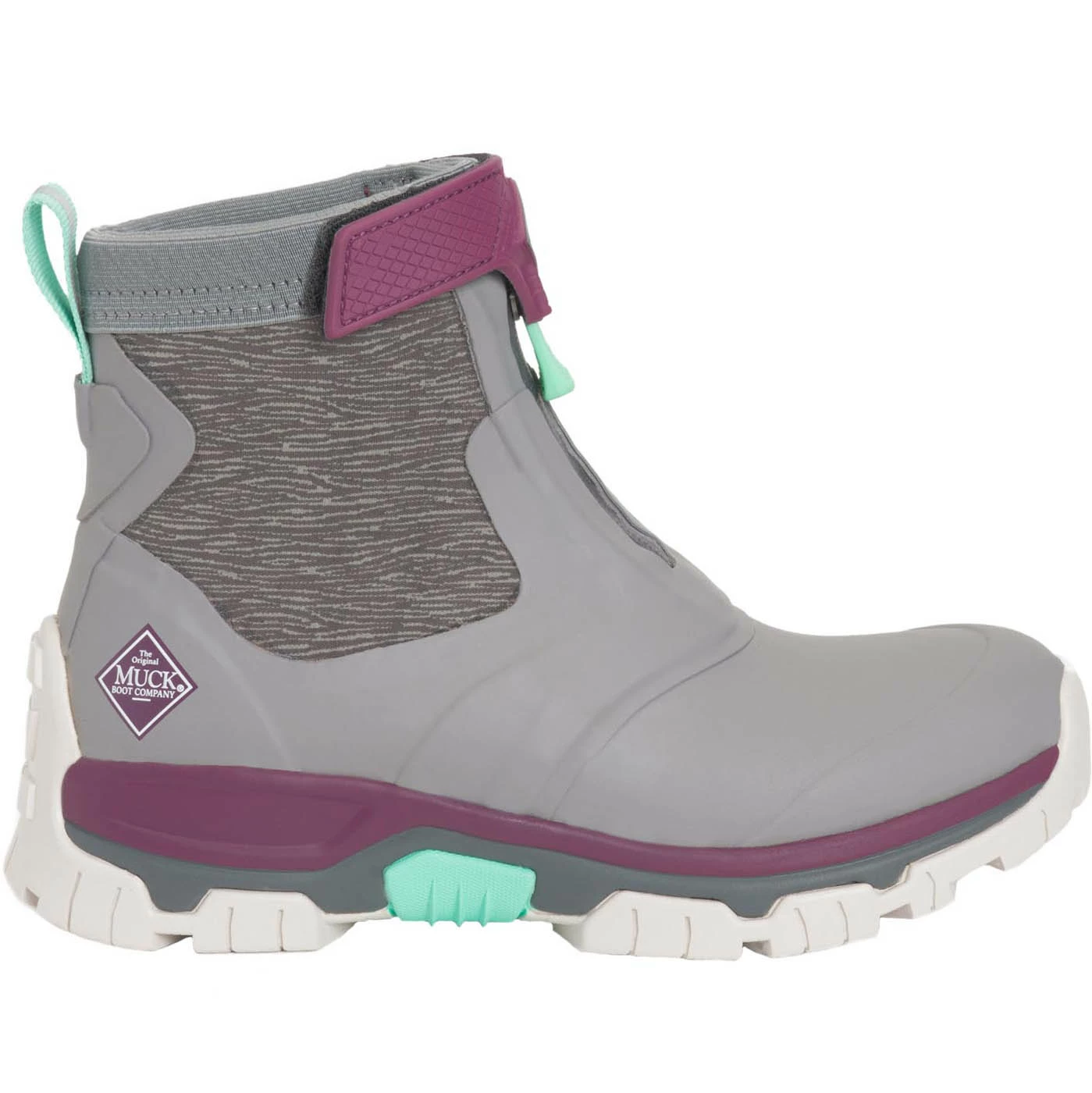 Muck Women's Apex Mid Zip Grey 7 Muck Women's Apex Mid Zip Grey - Image 7