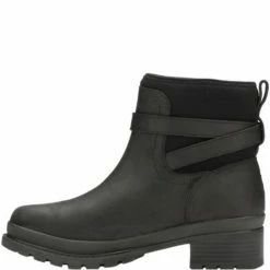 Muck Women's Liberty Waterproof Ankle Leather Black -Muck online Store LWK000 5 EXTRALARGE