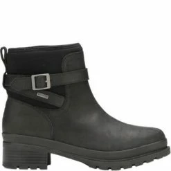 Muck Women's Liberty Waterproof Ankle Leather Black -Muck online Store LWK000 8 EXTRALARGE