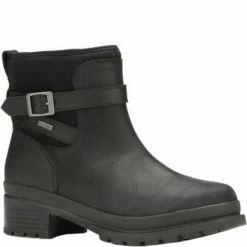 Muck Women's Liberty Waterproof Ankle Leather Black