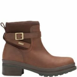 Muck Women's Liberty Waterproof Ankle Leather Brown -Muck online Store LWK900 8 EXTRALARGE