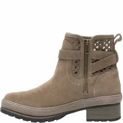 Muck Women's Liberty Ankle Waterproof Suede Grey -Muck online Store LWKP103 5 EXTRALARGE