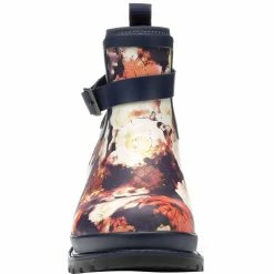 Muck Women's Liberty Waterproof Ankle Rubber Blue -Muck online Store LWKR2FLR 3 EXTRALARGE