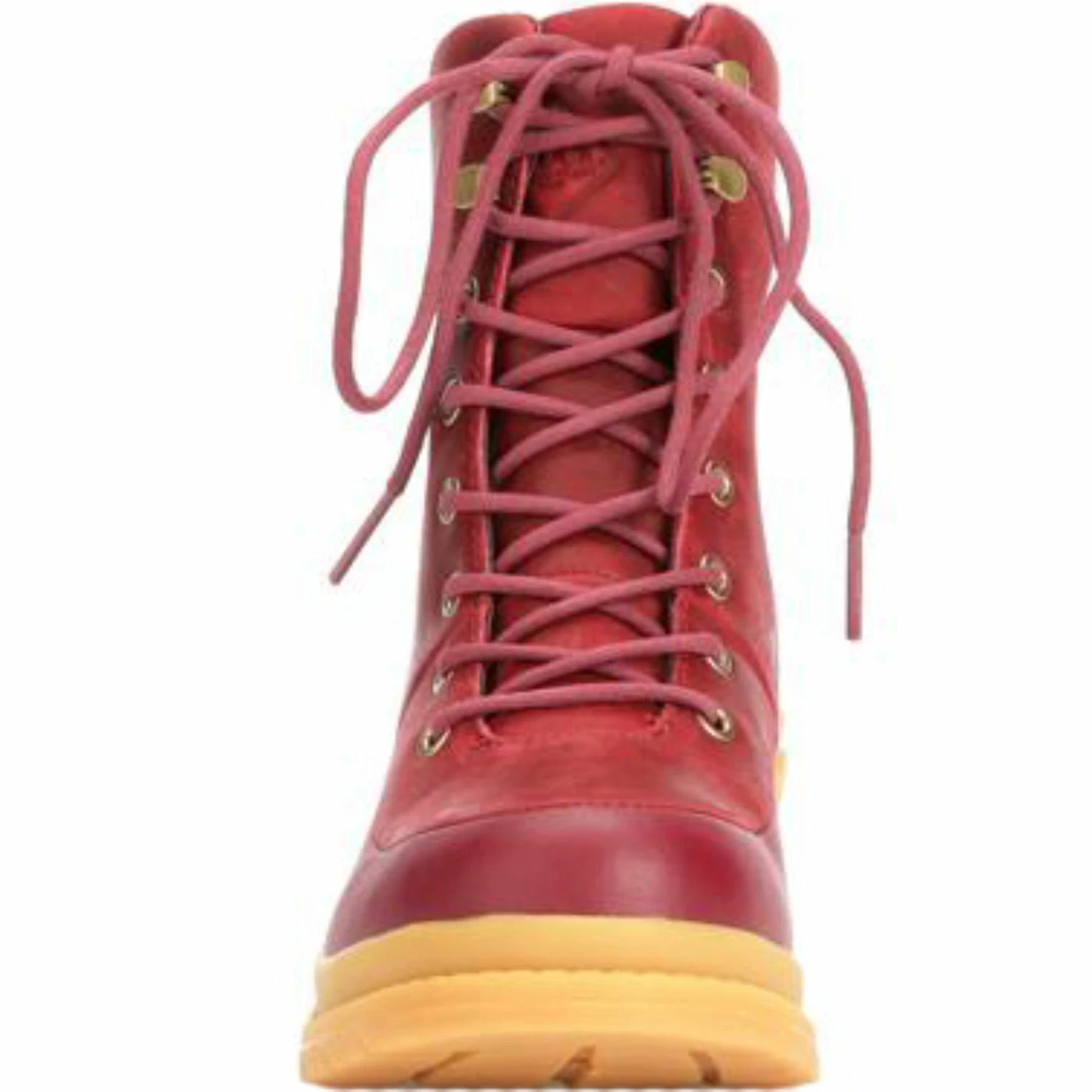 Muck Women's Liberty Wedge Boot Red 3 Muck Women's Liberty Wedge Boot Red - Image 3