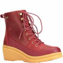 Muck Women's Liberty Wedge Boot Red