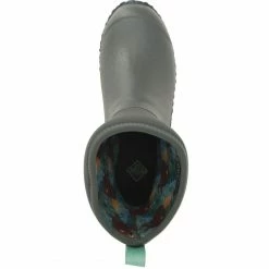 Women's Muckster II Mid - Gray Floral Grey -Muck online Store WM2102 6 EXTRALARGE